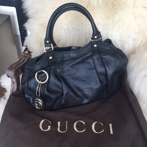 Gucci Medium Sukey Guccissima Leather Tote